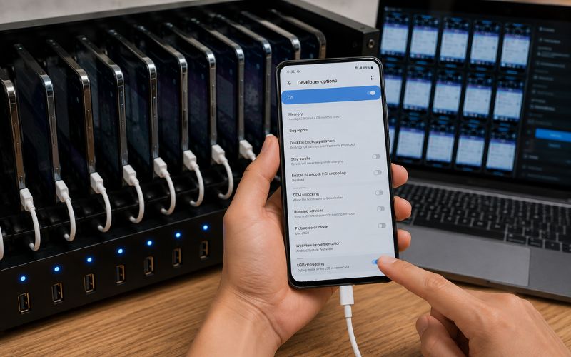 Bật USB Debugging trên điện thoại