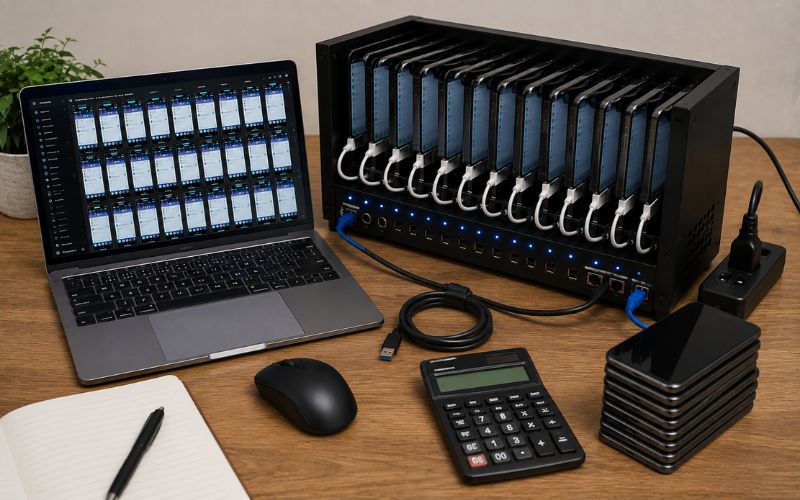 Chi phí setup Box Phone Farm