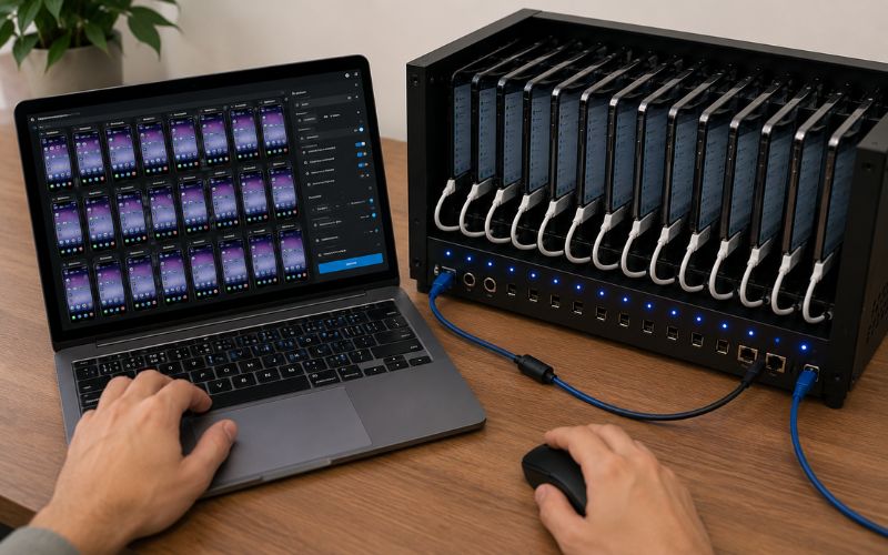 Kết nối với phần mềm quản lý