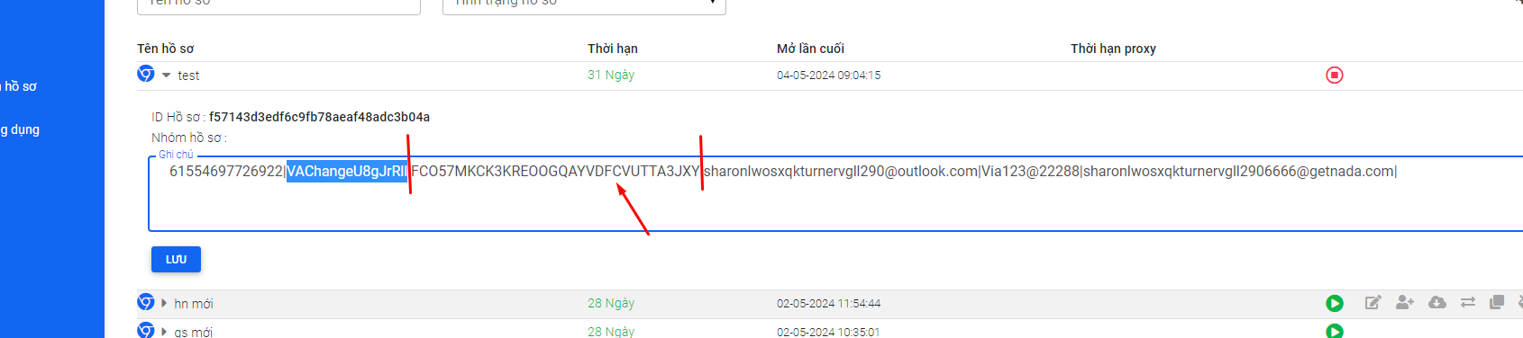 Lấy mã 2fa từ nhà cung cấp tài khoản via