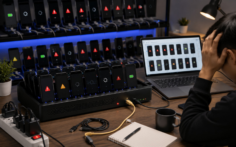 Các lỗi phổ biến khi dùng Box Phone Farm