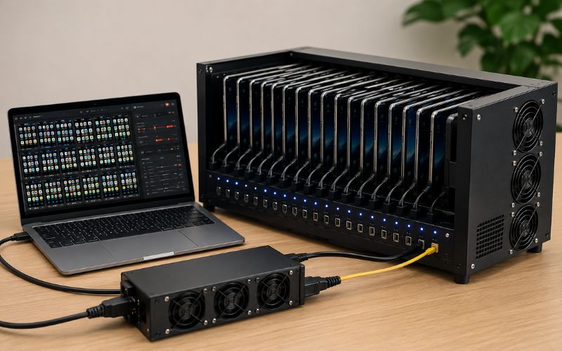 Box Phone Farm
