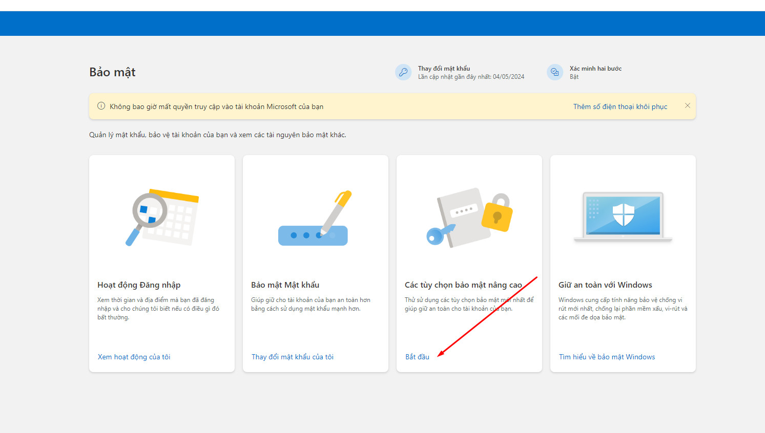 Tiến hành xử lý mail khôi phục