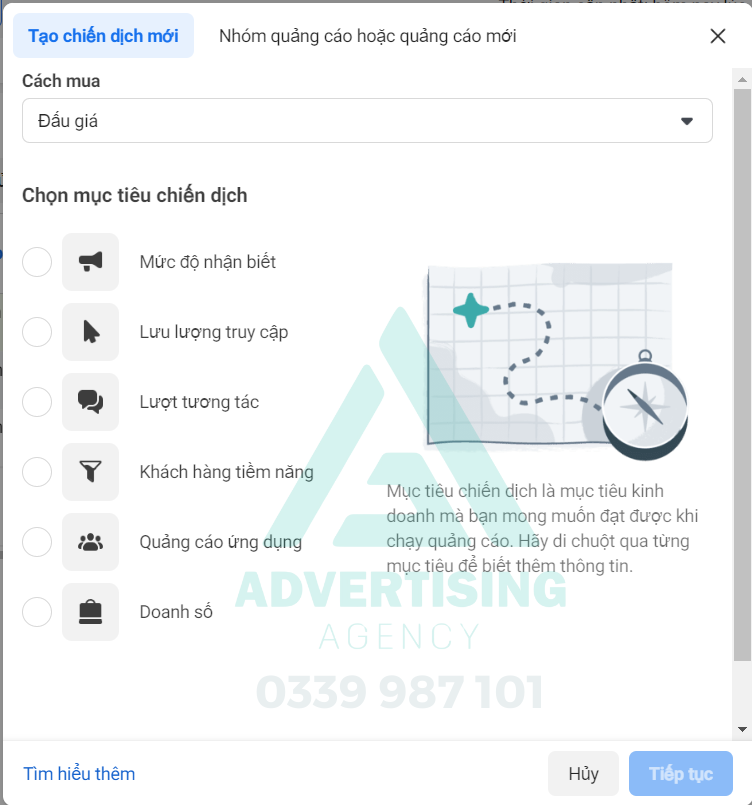 Xác định mục tiêu quảng cáo