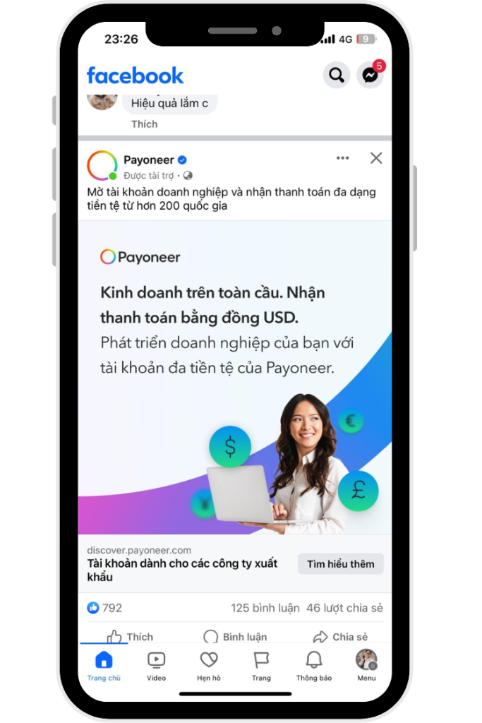 Mẫu Quảng Cáo Chuyển đổi
