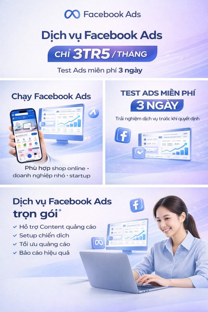 Banner Dịch Vụ Quảng Cáo Facebook Tại Advertising Agency Việt Nam