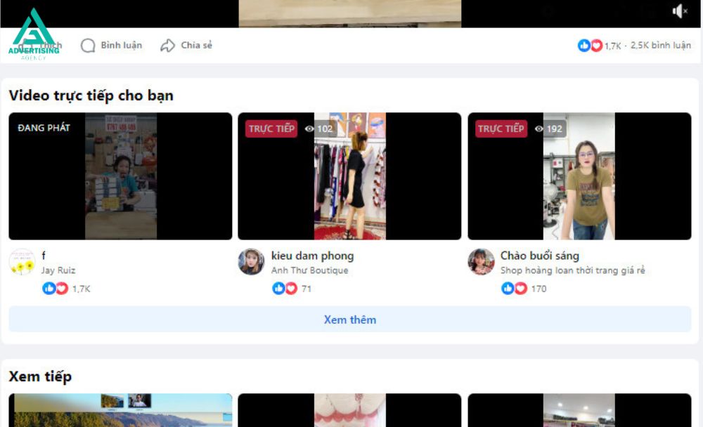 Tối ưu quảng cáo Facebook khi mua bán page livestream