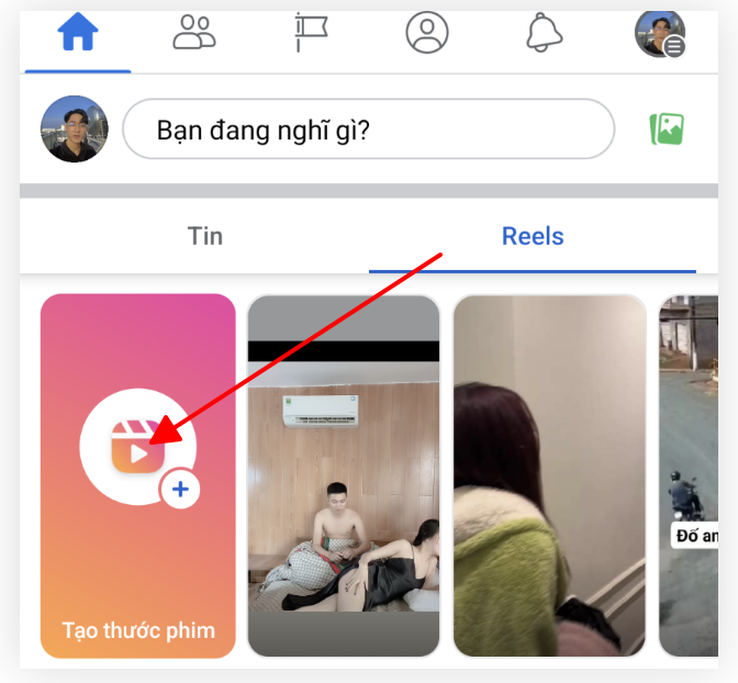 Cách Mở Reels Trên Facebook và Hiện Reels Trên Trang Cá Nhân tao reels facebook