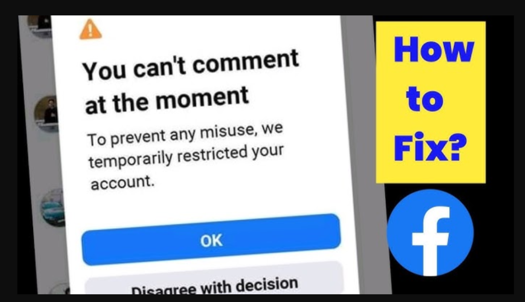 bị chặn like và comment trên facebook trong bao lâu