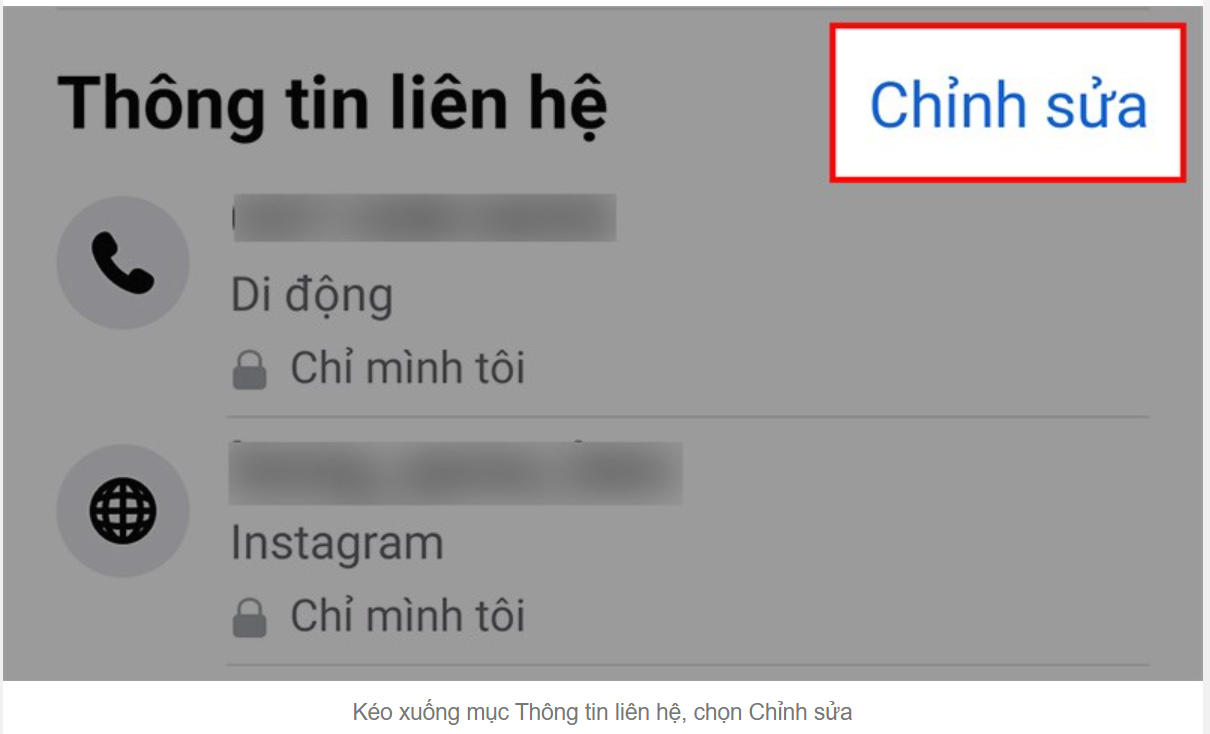 chinh sua thong tin lien he