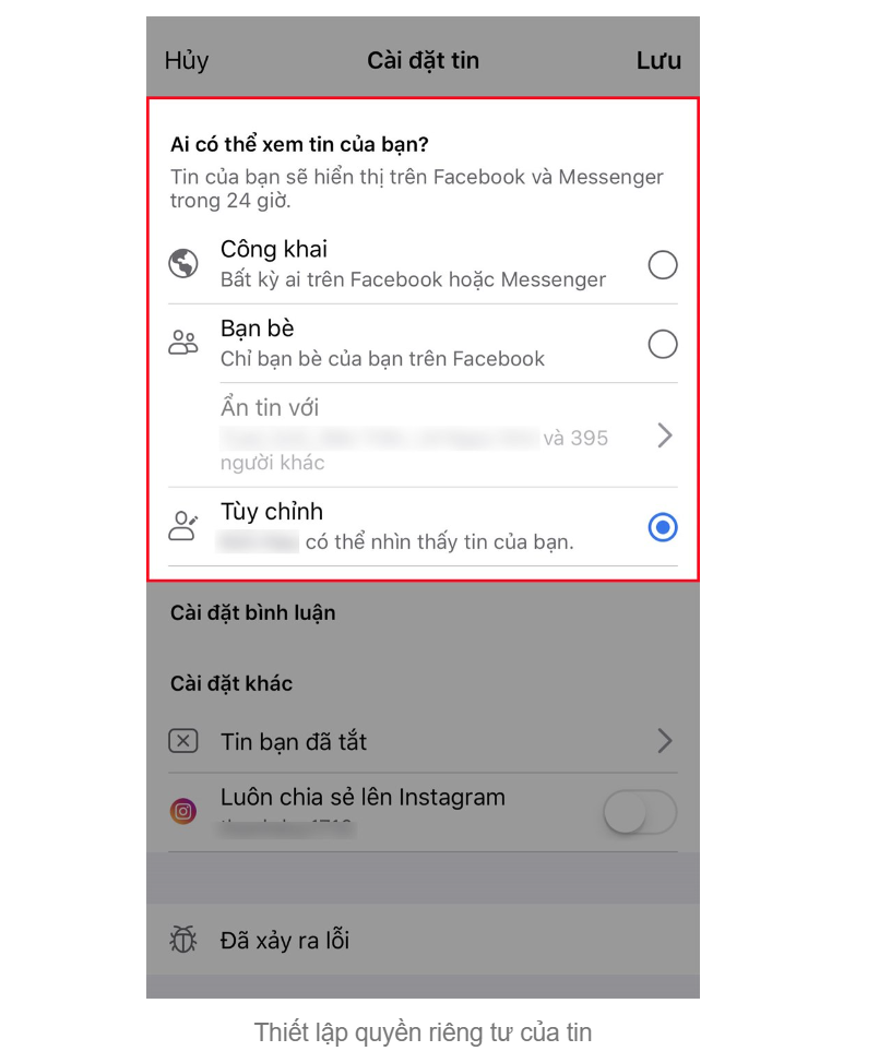 Cách Ẩn Story Trên Facebook Với Một Số Người Không Phải Ai Cũng Biết thiet lap quyen rieng tu cho tin facebook