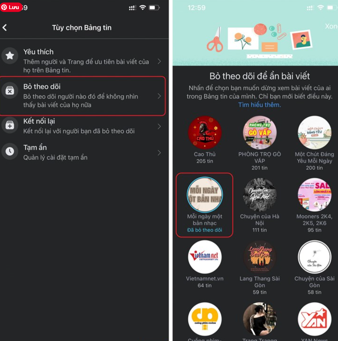 Cach huy theo doi hang loat tren Facebook bang dien thoai 2