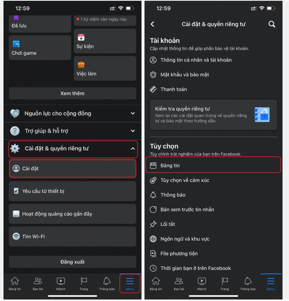 Cach huy theo doi hang loat tren Facebook bang dien thoai