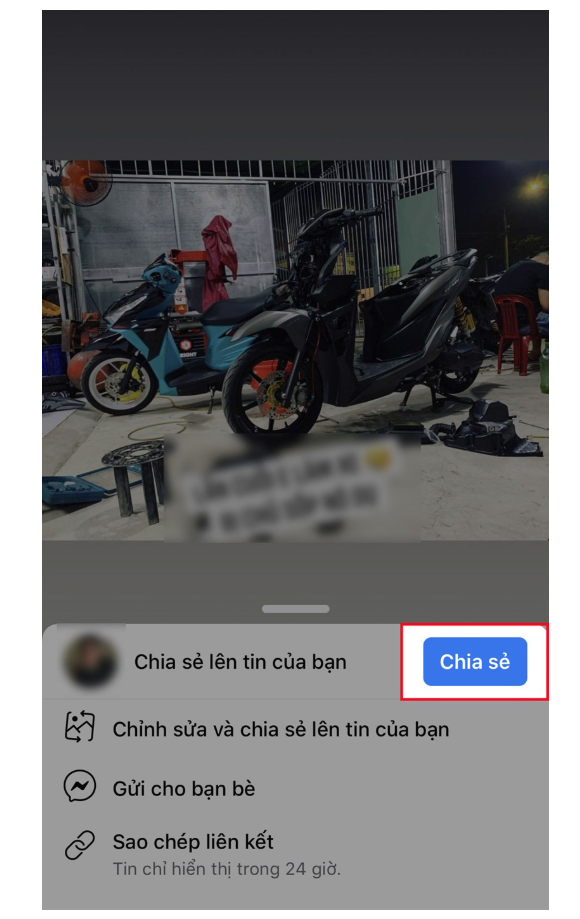 Cách chia sẻ tin của người khác trên Facebook siêu đơn giản Chon Chia se story