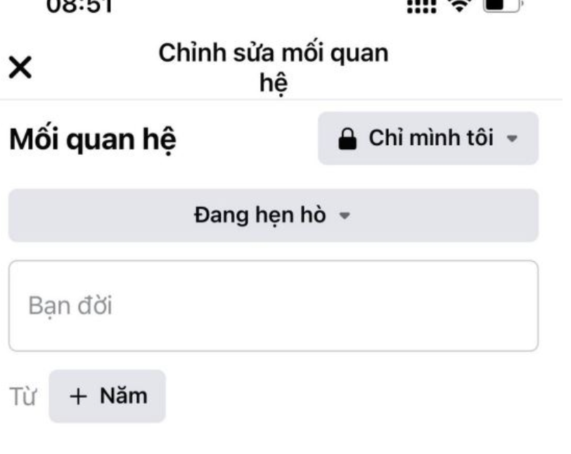 Cách công khai hẹn hò trên Facebook với người yêu đơn giản nhất Luu lai trinh trang quan he