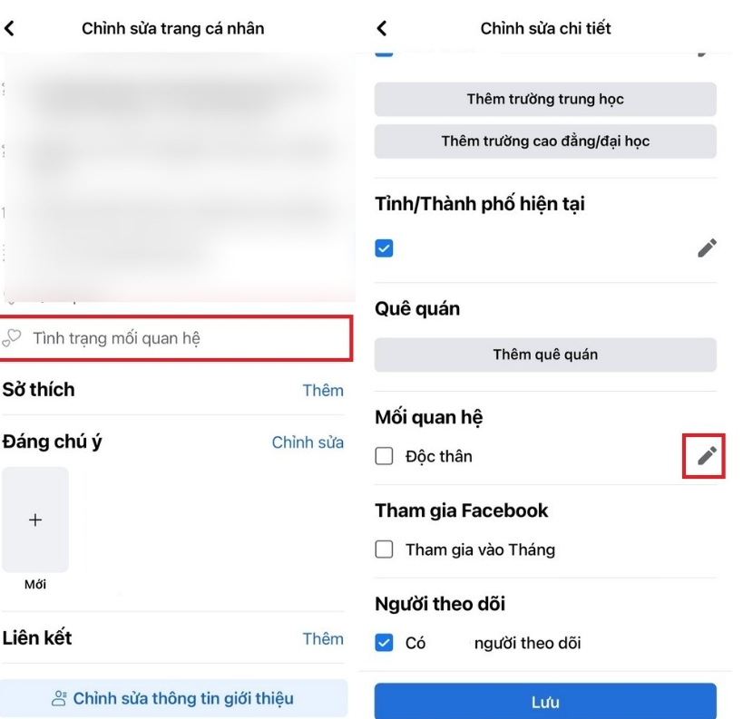 Cách công khai hẹn hò trên Facebook với người yêu đơn giản nhất Nhan chon Tinh trang moi quan he