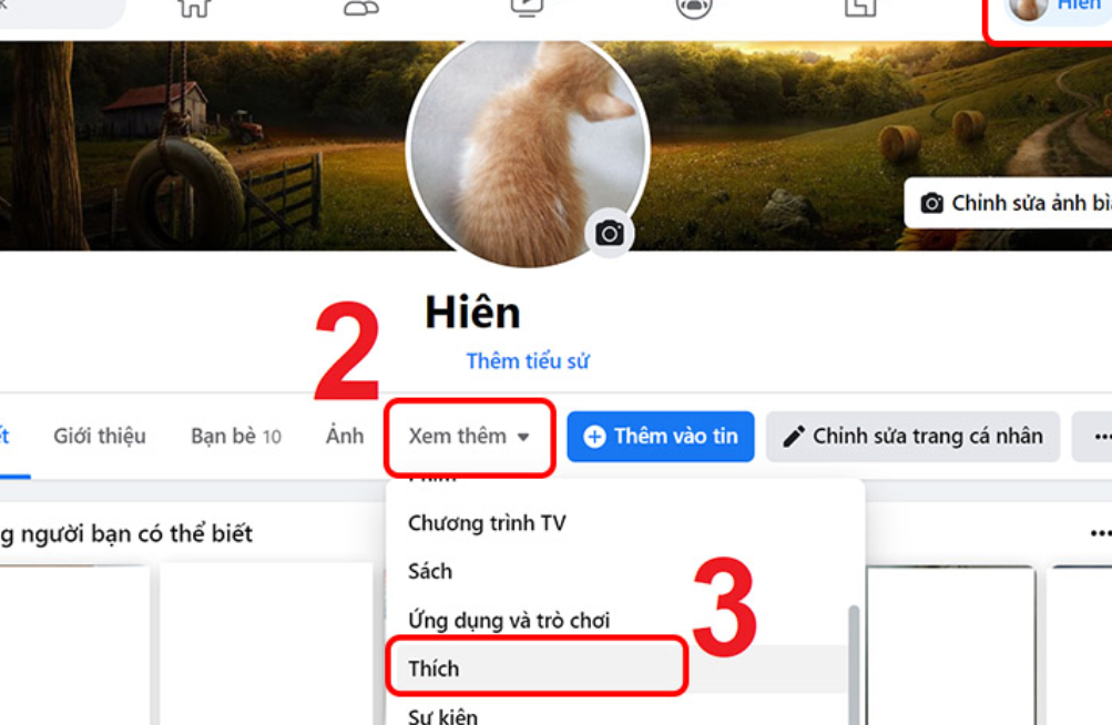 4 cách bình luận trên Facebook mà bạn bè không thấy an cac trang da thich 1