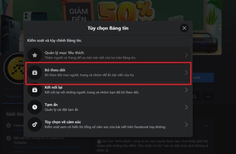 bo theo doi facebook tren may tinh 2