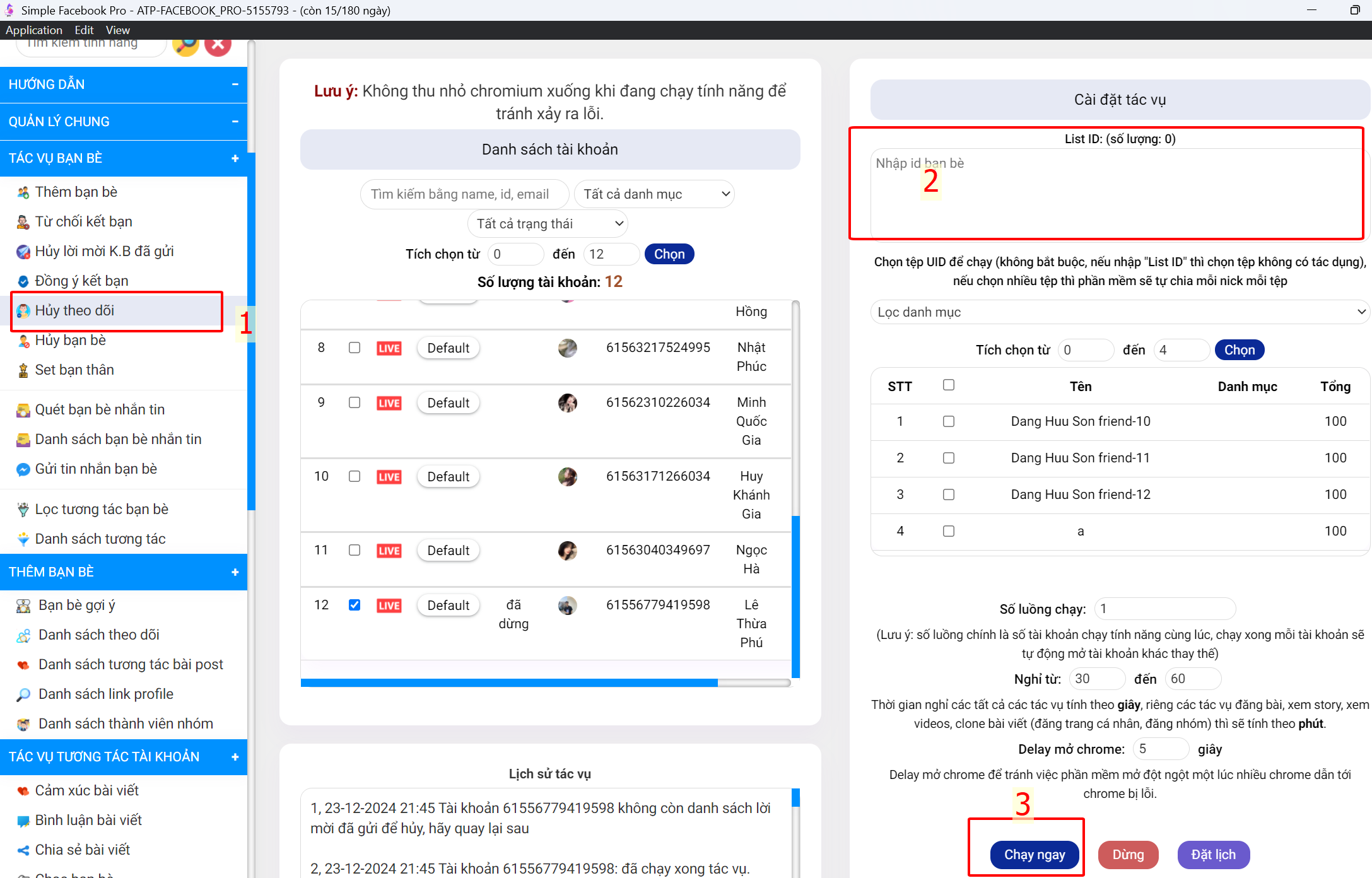 bo theo doi hang loat bang phan mem