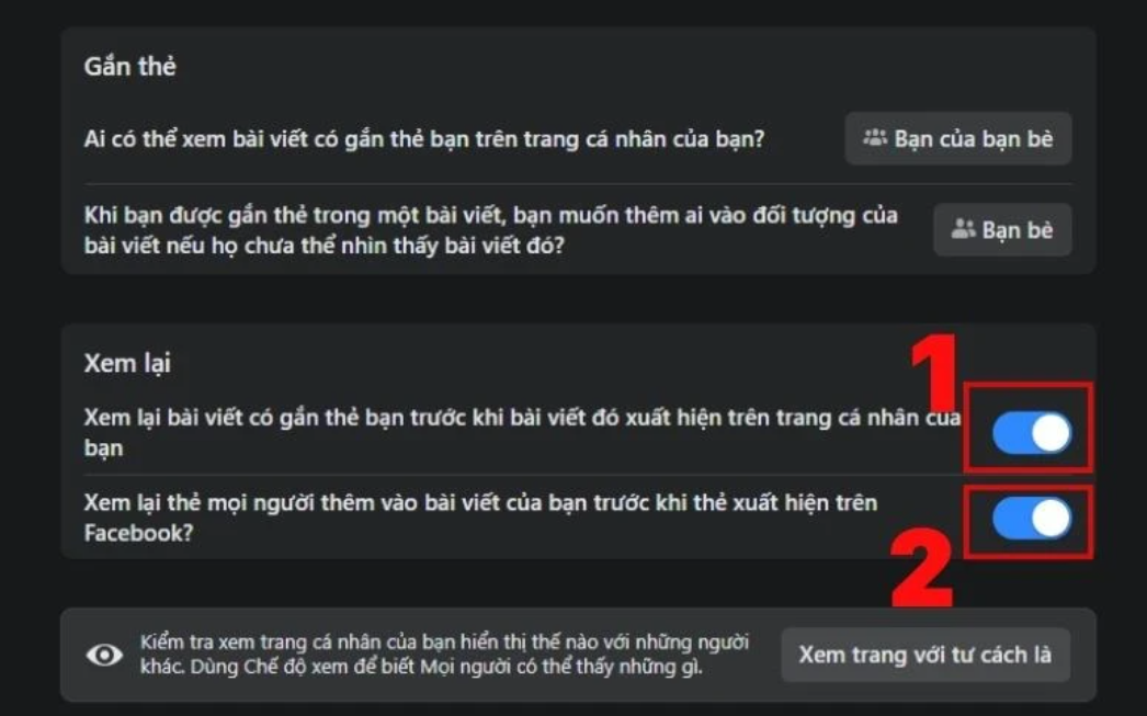 Cách chặn người khác gắn thẻ trên Facebook đơn giản, tránh bị làm phiền cach chan gan the tren facebook bang may tinh 2