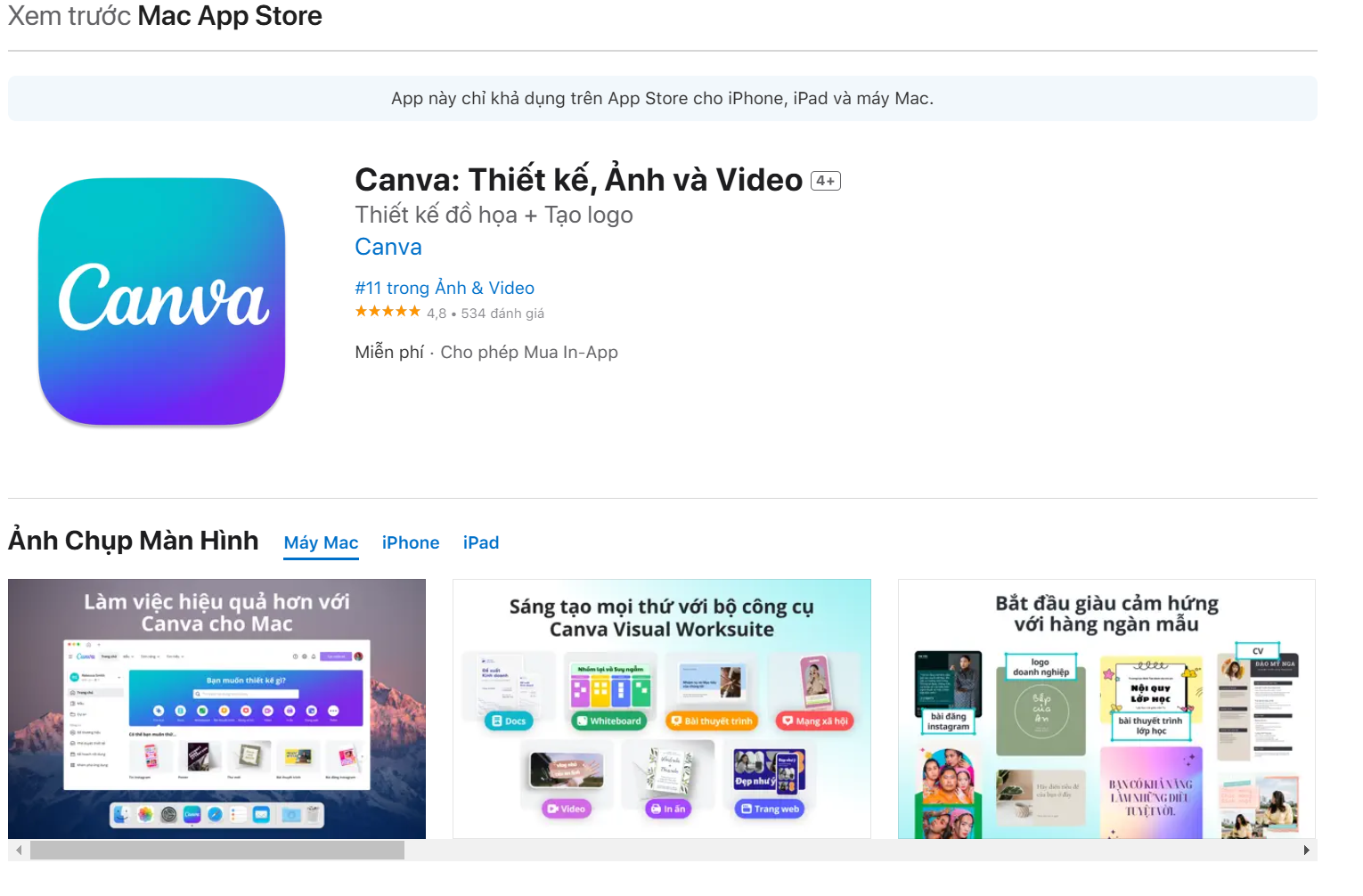 Hướng dẫn tải Canva về máy tính và điện thoại từ a-z tai canva tu app store