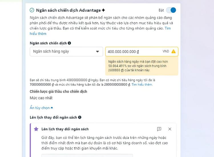 tài khoản quảng cáo BM nolimit