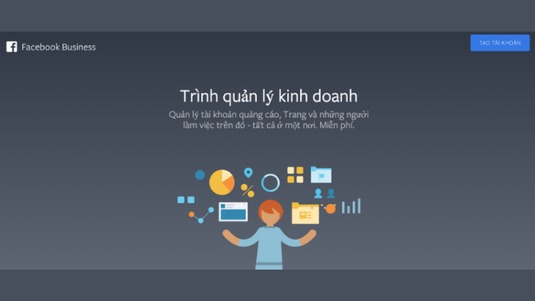 Cách tạo tài khoản quảng cáo trên facebook nhanh nhất mở trình quản lý kinh doanh để tạo tài khoản quảng cáo trên Facebook