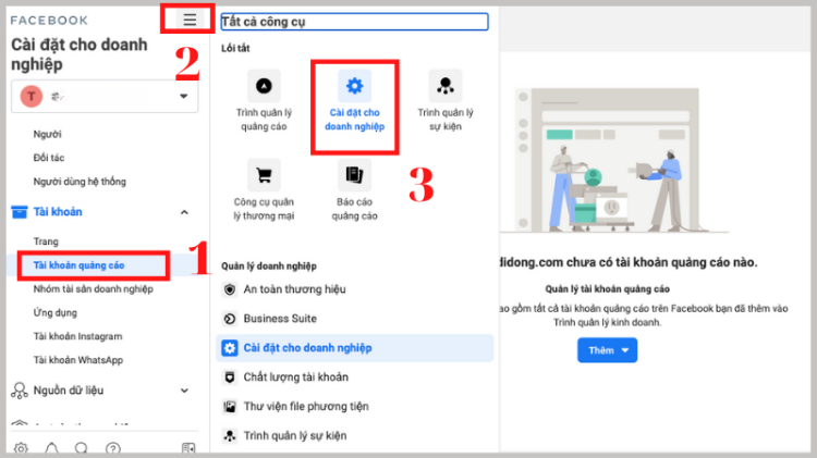 Cách tạo tài khoản quảng cáo trên facebook nhanh nhất thiết lập cài đặt cơ bản khi tạo tài khoản quảng cáo trên Facebook