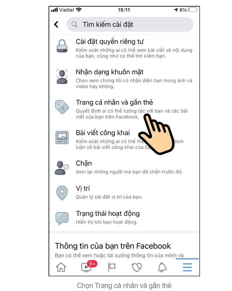 Cách Bật Nút Chia Sẻ Trên Facebook Chỉ Trong Vài Click trang ca nhan va gan the