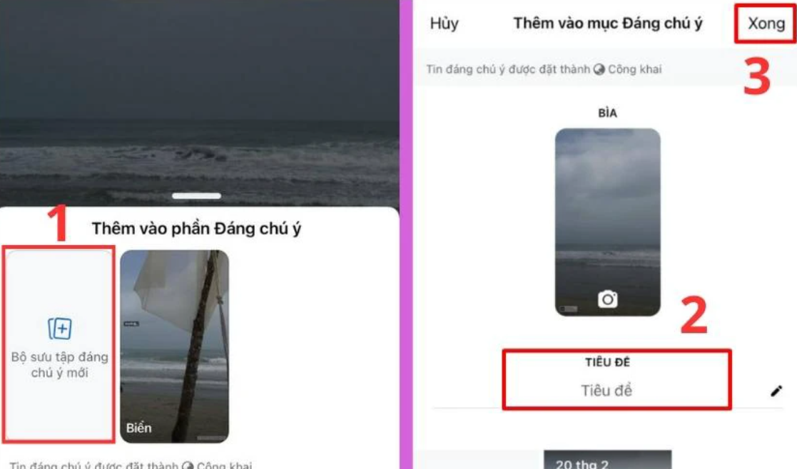 Cach them story hien tai vao tin noi bat Facebook 2
