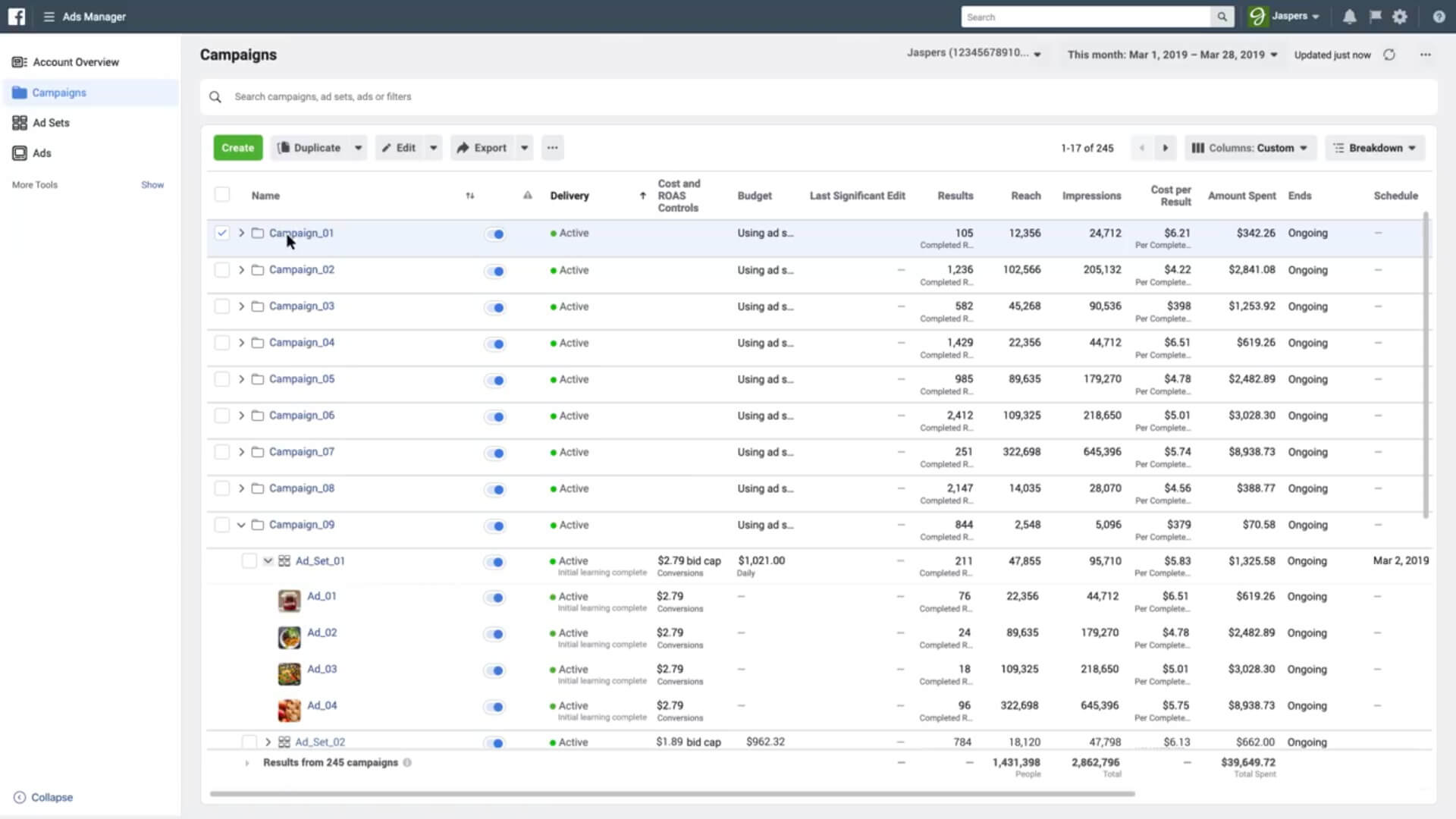 Facebook Ads Manager