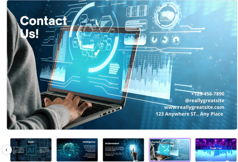 Mau slide PowerPoint dep ve cong nghe