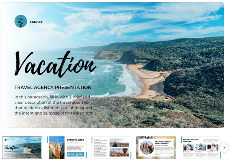 anva Slide dep chu de du lich