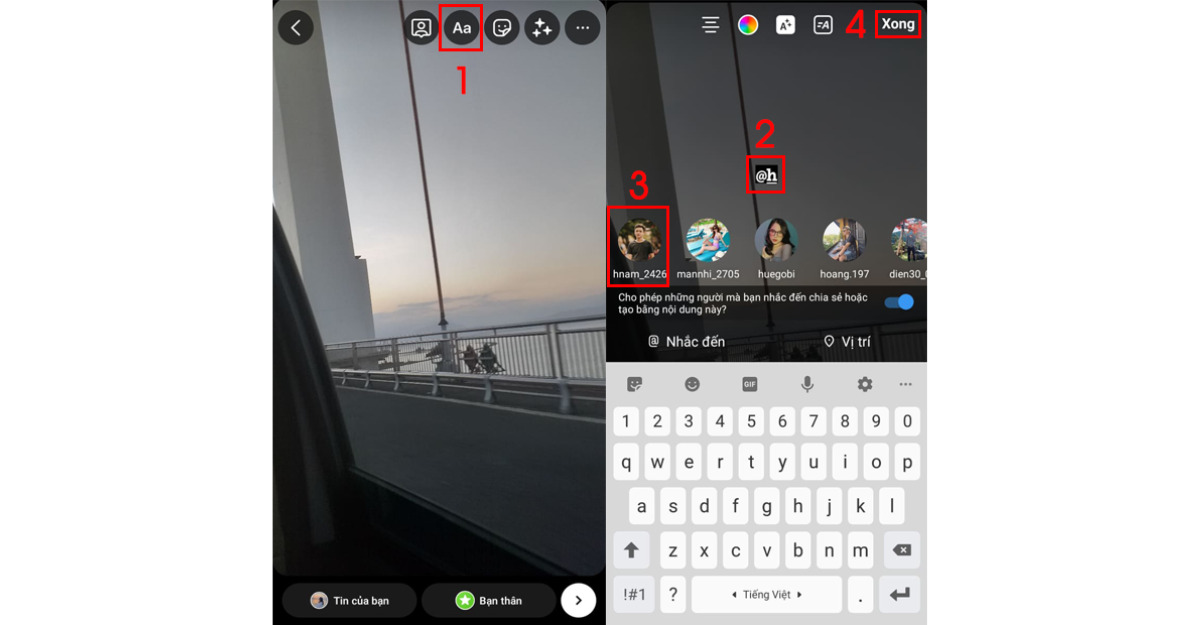 Cách gắn thẻ trên story Facebook có thể bạn chưa biết cach gan the tren story facebook voi ban be