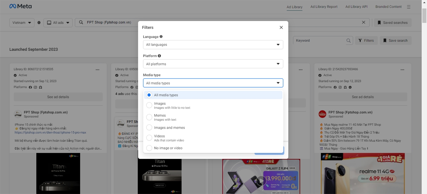 3 cách kiểm tra quảng cáo Facebook đối thủ ít người biết (update 2025) check quang cao facebook doi thu bang cong cu meta ad library