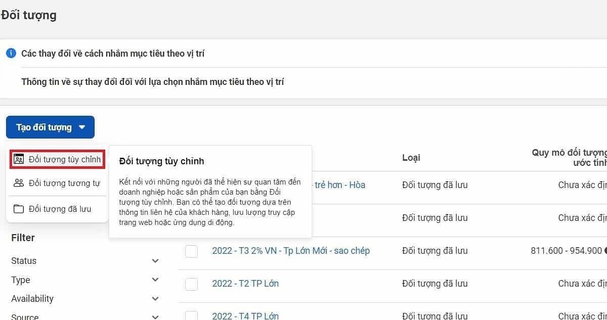 tạo đối tượng tùy chỉnh
