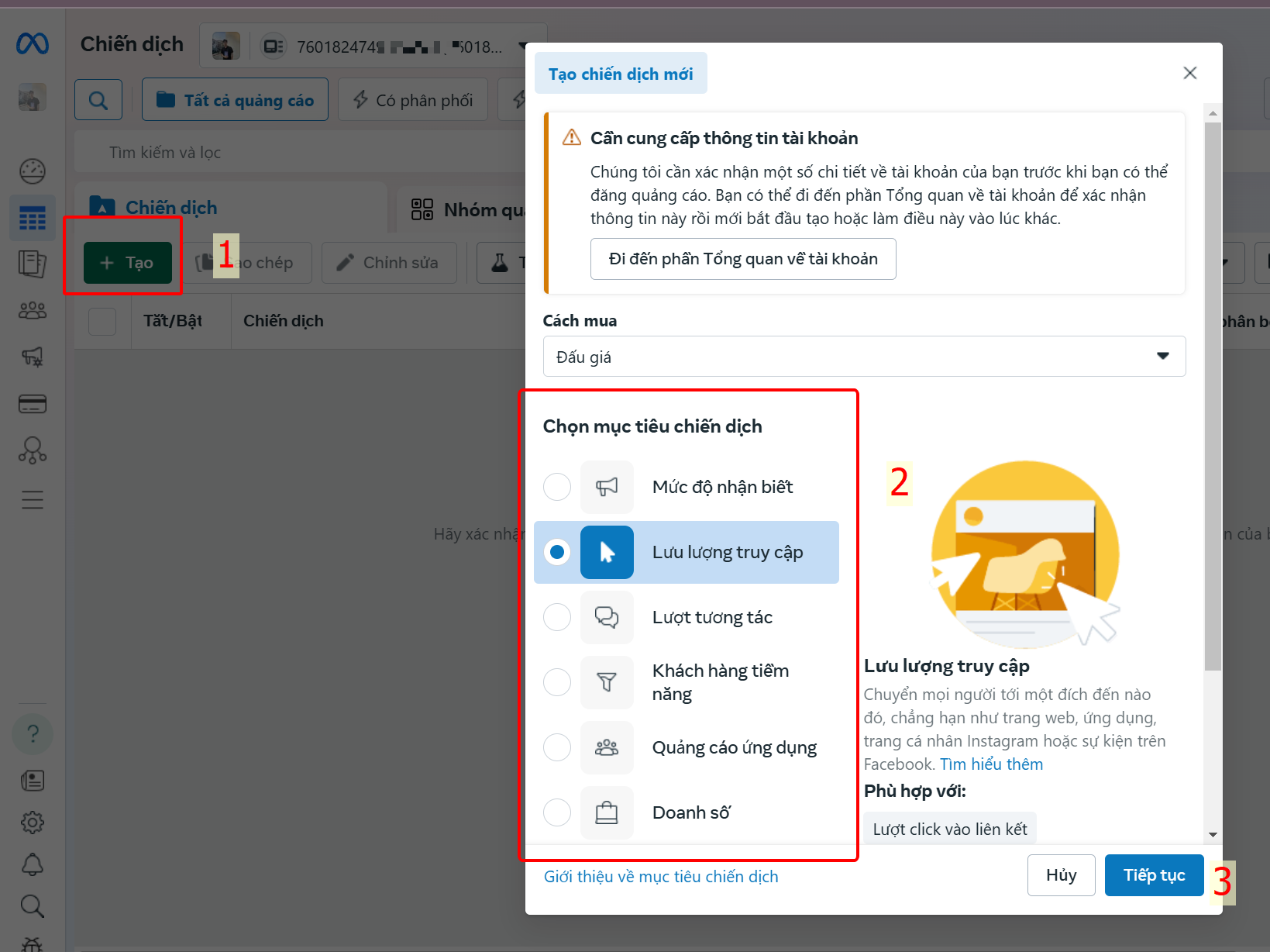 Hướng dẫn chạy quảng cáo Carousel trên Facebook cho những ai chưa biết tao quang cao tren facebook ca nhan