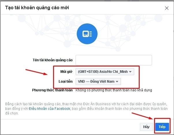 tao tkqc trong bm 55