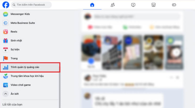 Hướng dẫn sử dụng Trình quản lý quảng cáo trên Facebook truy cập trình quản lý quảng cáo trên facebook