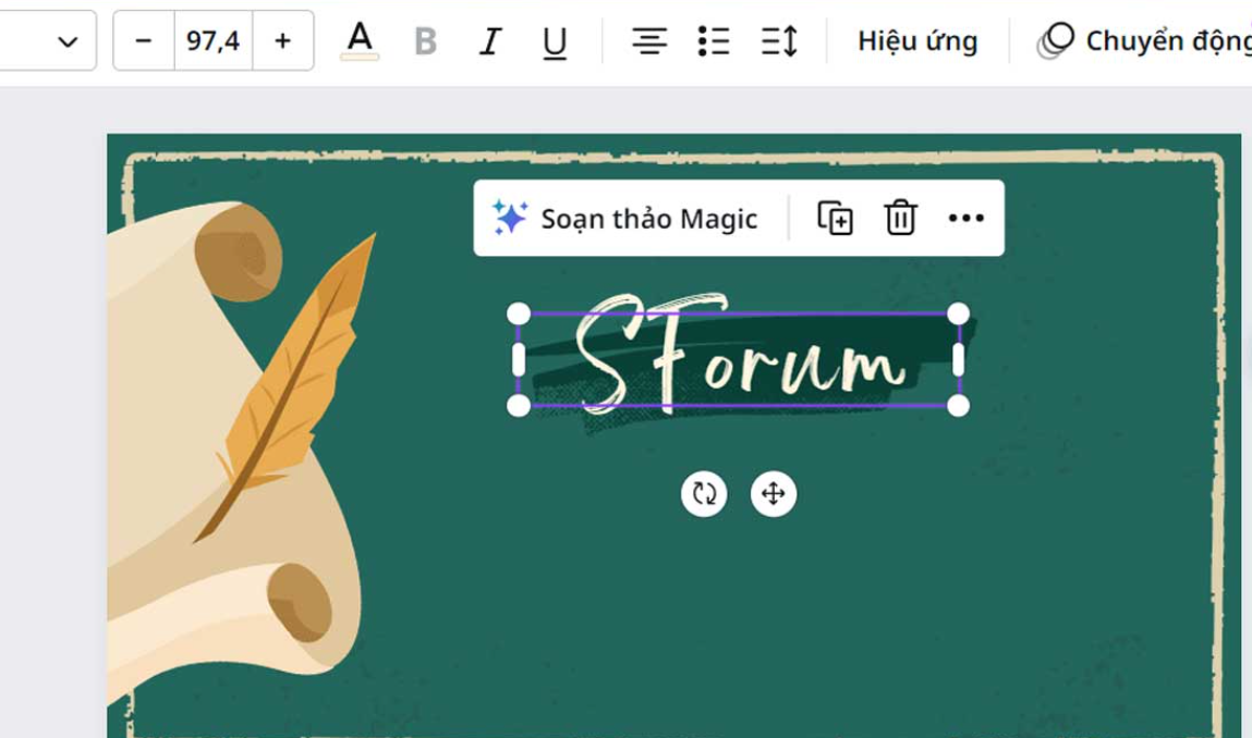 uy chinh van ban va hinh anh trong cac mau slide