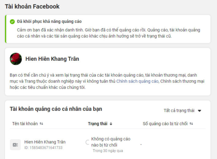 Via Xác Minh Danh Tính Là Gì? Tất Tần Tật Những Điều Cần Biết xét duyệt quảng cáo nhanh hơn với via xác minh danh tính