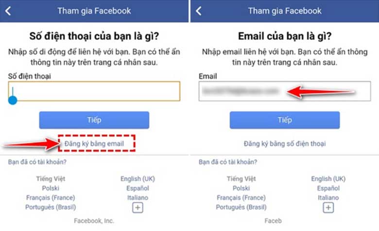 Cach Tao Tai Khoan Facebook Bang Gmail 2
