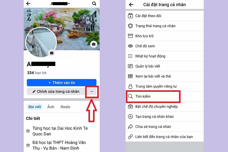 Cách tìm lại bài viết cũ trên Facebook nhanh chóng, 99% thành công Cach tim bai viet cu tren Facebook ca nhan
