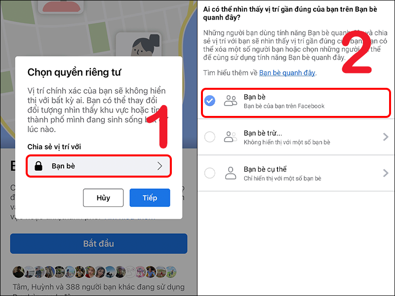 Cách tìm bạn quanh đây trên Facebook - tính năng ít người biết Dieu chinh cai dat quyen rieng tu tren Facebook