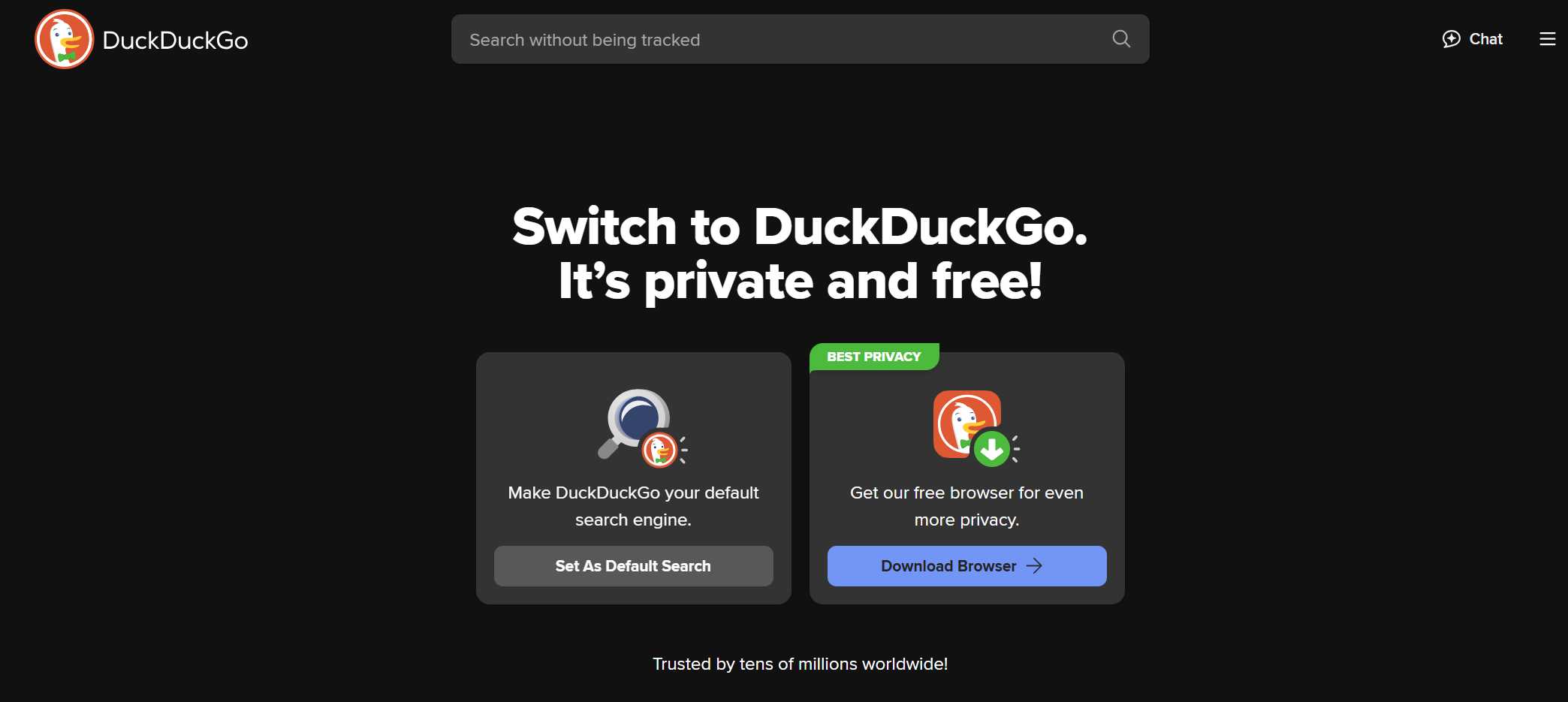 7+ công cụ tìm kiếm phổ biến nhất 2025 (chỉ sau Google) DuckDuckGo
