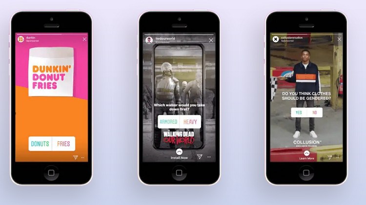 hình quảng cáo facebook Stories Ads