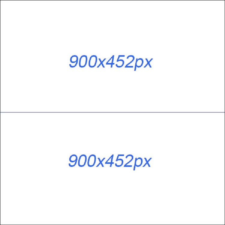 Kích thước hình quảng cáo Facebook theo bố cục 2 hình nằm ngang