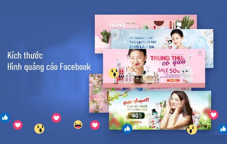 Kích thước chuẩn cho hình quảng cáo Facebook mới nhất hiện nay