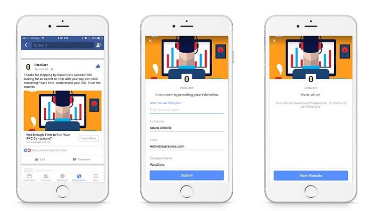 Tổng hợp 13 hình thức quảng cáo Facebook hiệu quả nhất hiện nay hình thức quảng cáo Facebook Leads Ads