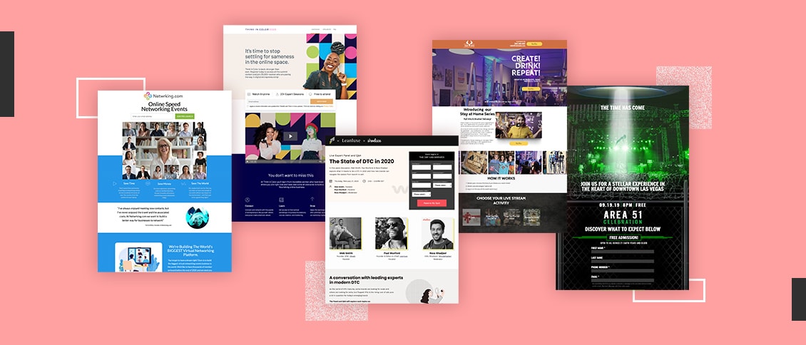 Landing Page là gì? Những kiến thức cơ bản về landing page trong marketing Landing Page su kien